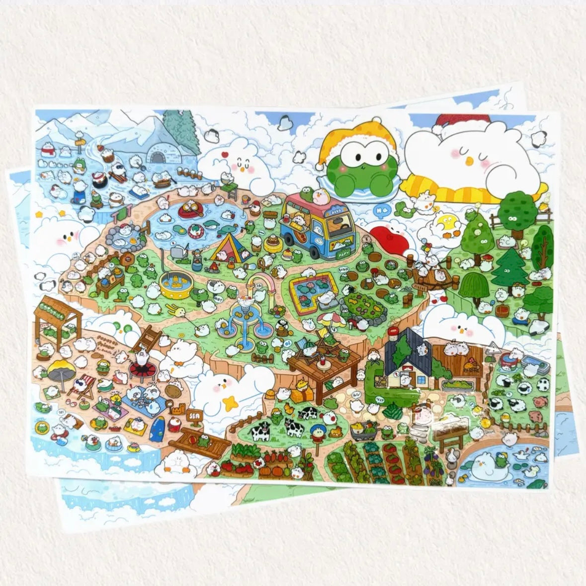 DIY miniature Scene Sticker PAPY PAPY Vol. 6 The Last Bus / Under the bridge in front of the house - XL 4