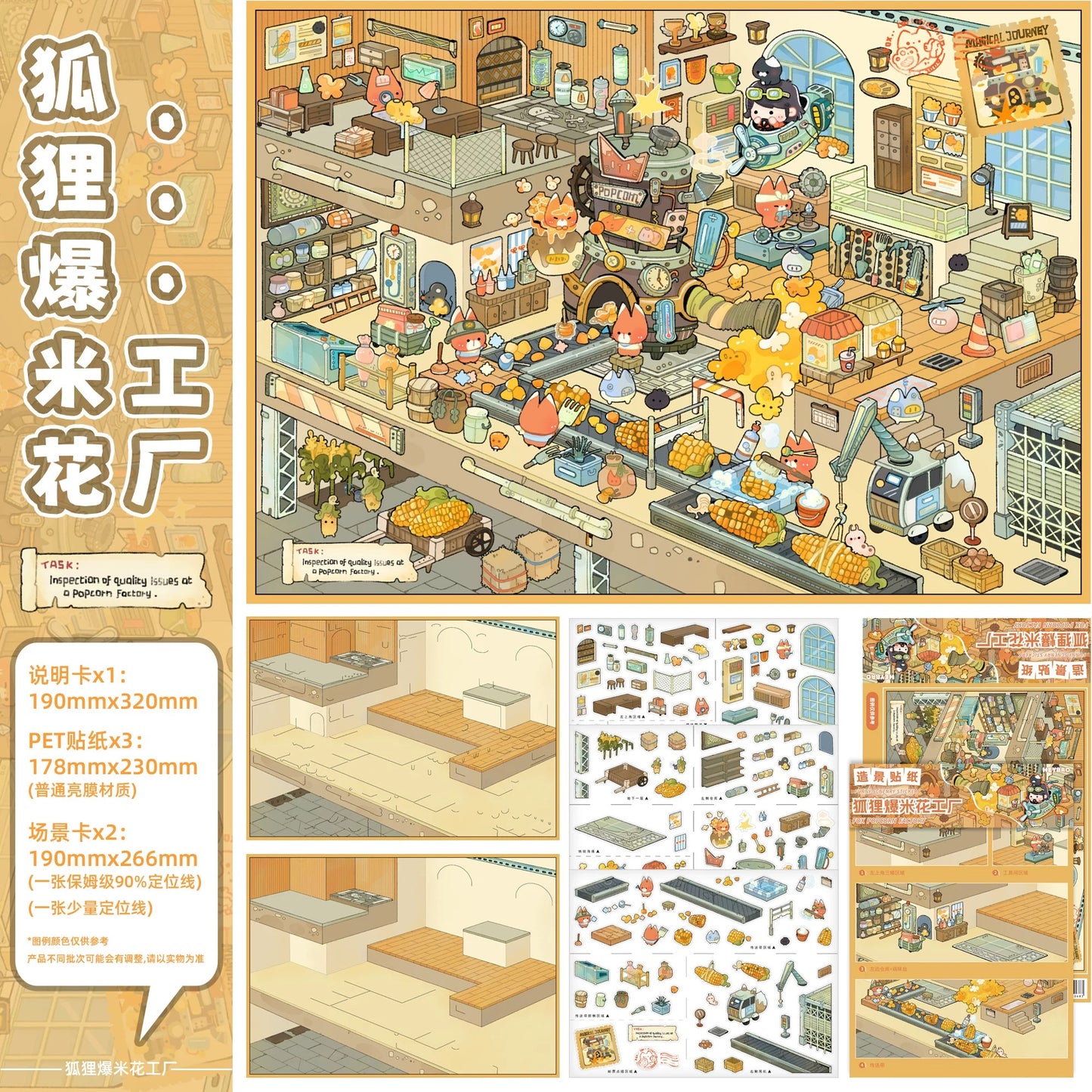 Vol. 12 Frog Family Home Otherworld Journey The Strawberry Express Incident Fox Popcorn Factory - L