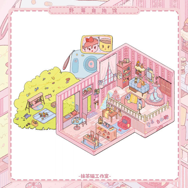 Vol. 1 Peach Vintage Shop Timeless Record Store Wild Berry Selfie Studio - M