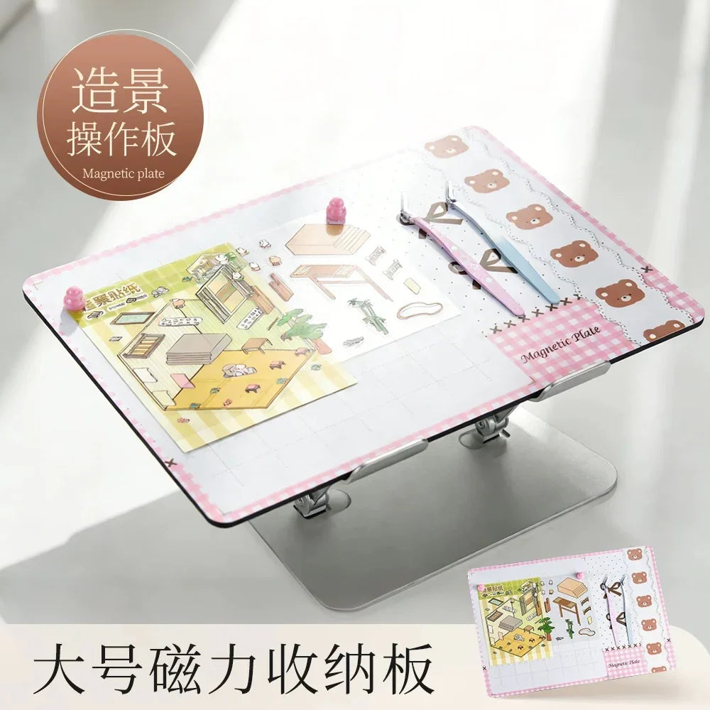 DIY mininature Scene Sticker Wkaka Magnetic Tweezer Holder Board Vol. 2 (24*35cm) A B - XL 5