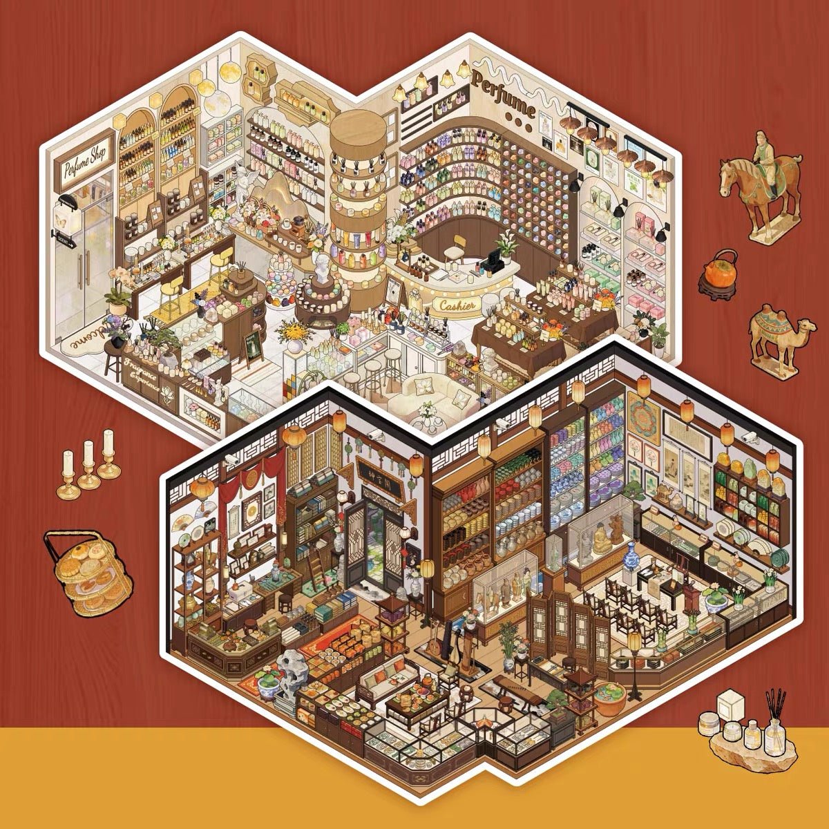 Shop Series Vol. 4 Perfume shop Antique shop - L - JoyJollyCrafts