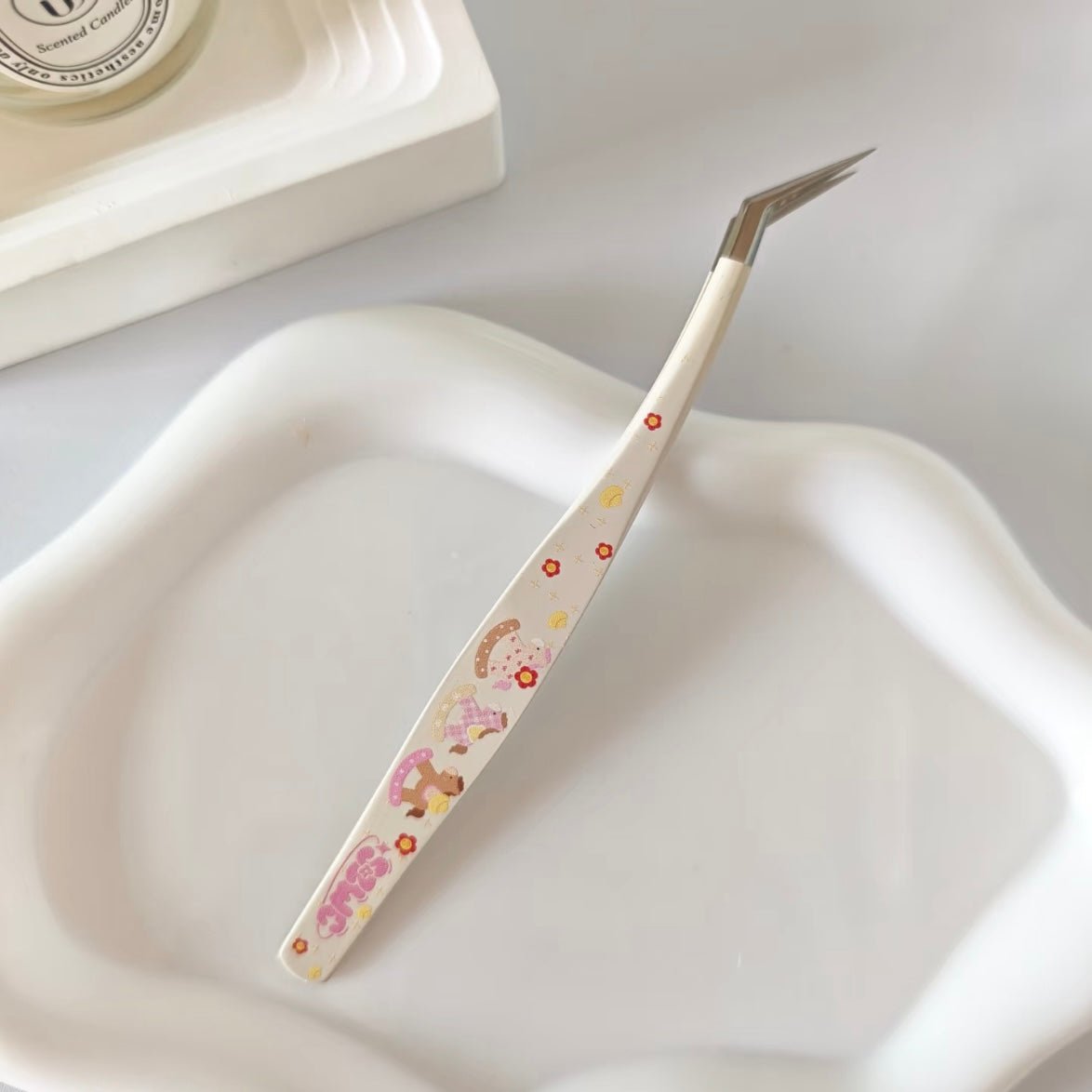 Tweezers Bear Golden Feather Tweezers Pony Golden Feather Tweezers Pony Dolphin Tweezers - S - JoyJollyCrafts
