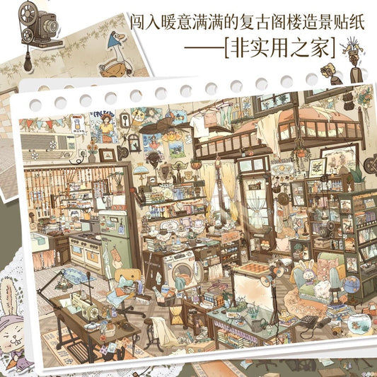 Vol. 10 An Impractical Home Springfield Weaving Town Sweetheart Malibu Bustling Market Day - L - JoyJollyCrafts