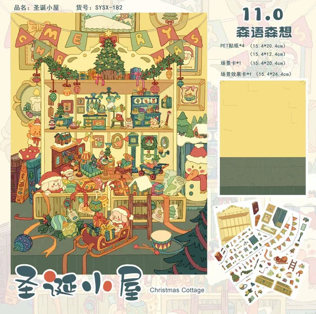 Vol. 11 Farm Stay Office Daily Life Forest Whisper Town RV Campsite Walk Home After School Christmas Cabin - L - JoyJollyCrafts