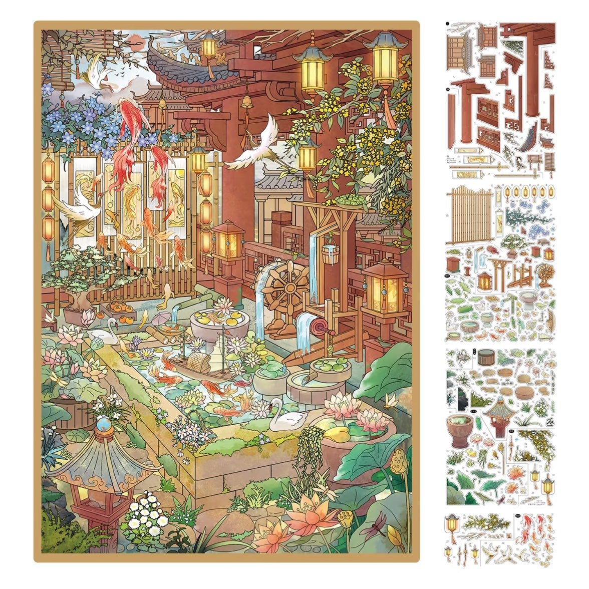 Vol. 25 Tea Brewing Fragrant Flowing Carp - L - JoyJollyCrafts