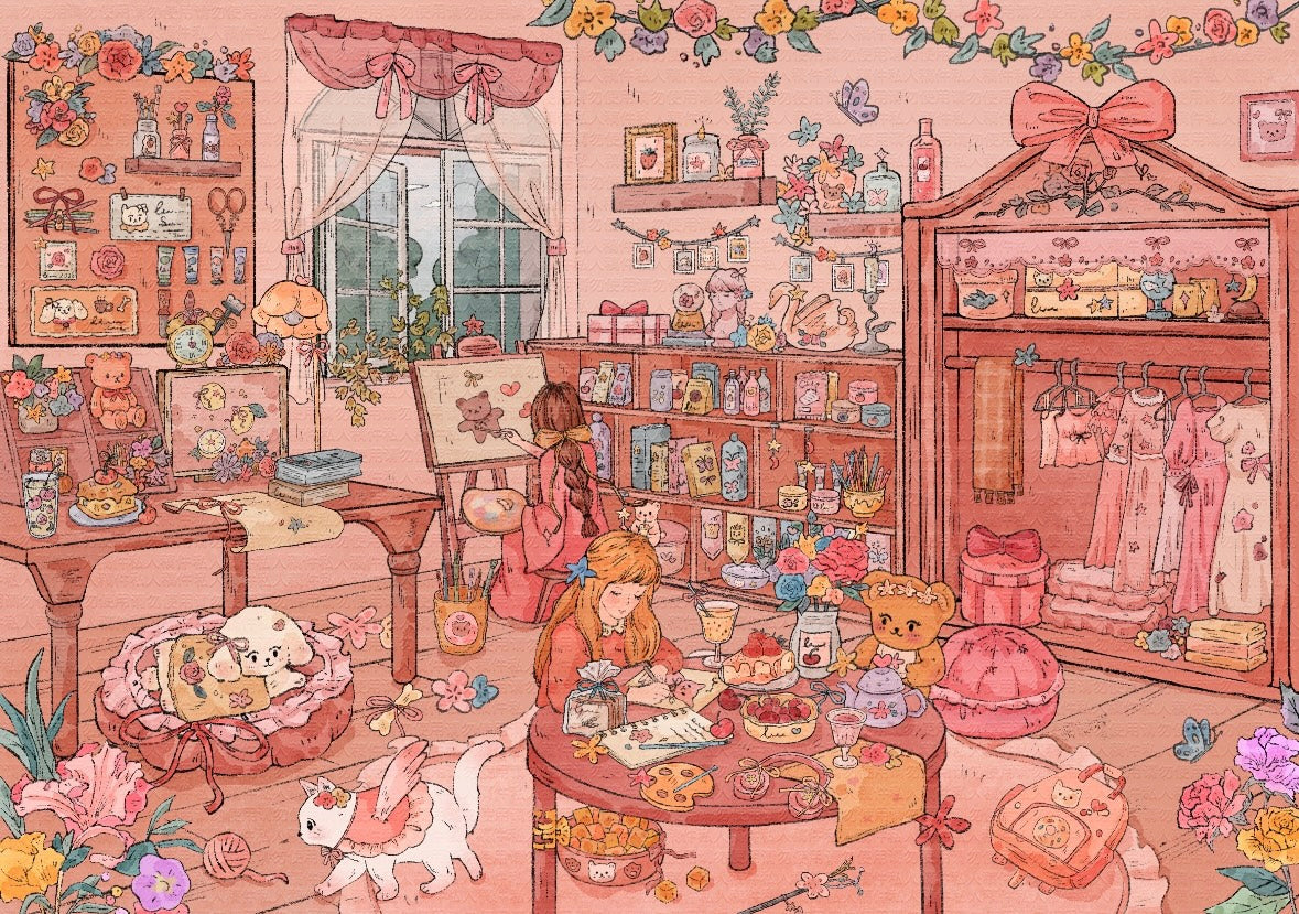 DIY miniature Scene Sticker Lychee Ice Studio Lychee Ice Studio Vol. 1 Forest Machinery Tribe / Rose-Cat Talk - L 1