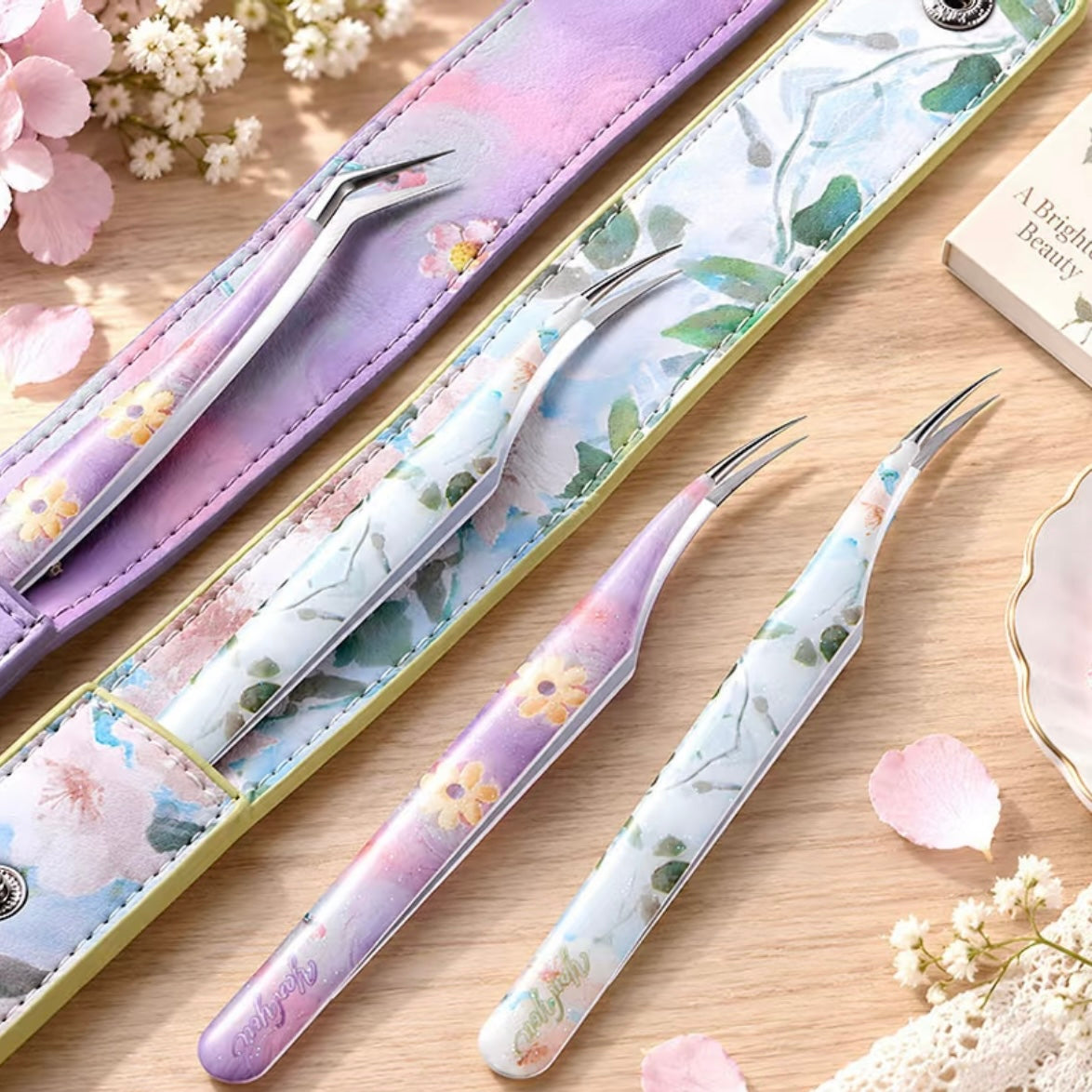 YanYou 1.0 Oil Painting Style Epoxy Tweezers Austin-Dolphin Forceps