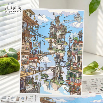 DIY miniature Scene Sticker Infeel.me Infeel.me Little Corner 15.0 After the Sinking / Above the Clouds - L 2