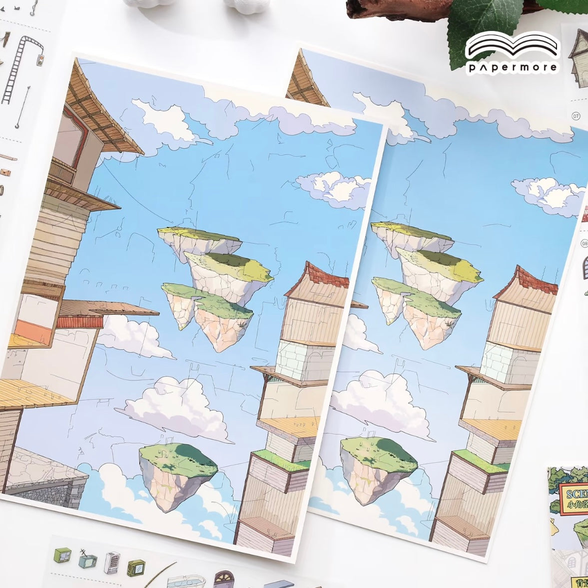 DIY miniature Scene Sticker Infeel.me Infeel.me Little Corner 15.0 After the Sinking / Above the Clouds - L 7