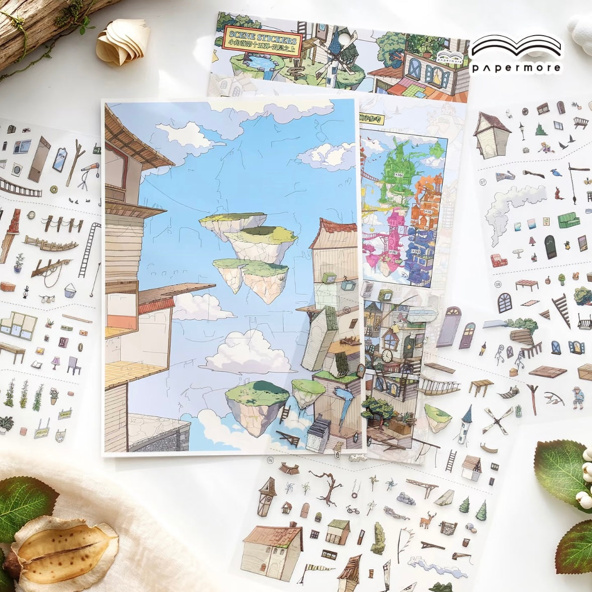 DIY miniature Scene Sticker Infeel.me Infeel.me Little Corner 15.0 After the Sinking / Above the Clouds - L 8