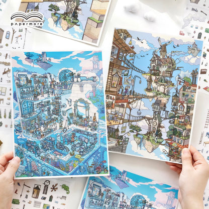 DIY miniature Scene Sticker Infeel.me Infeel.me Little Corner 15.0 After the Sinking / Above the Clouds - L 9