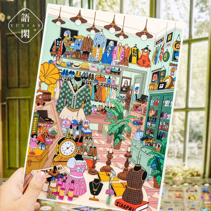 DIY miniature Scene Sticker YUXIAN YUXIAN Pocket Realm 16.0 A Collection of Timeless Curiosities - L 4