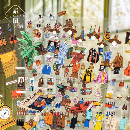 DIY miniature Scene Sticker YUXIAN YUXIAN Pocket Realm 16.0 A Collection of Timeless Curiosities - L 6