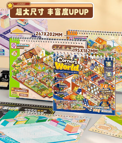 DIY miniature Scene Sticker JunBei JunBei Compilation 19.0 Market Planner - M 6
