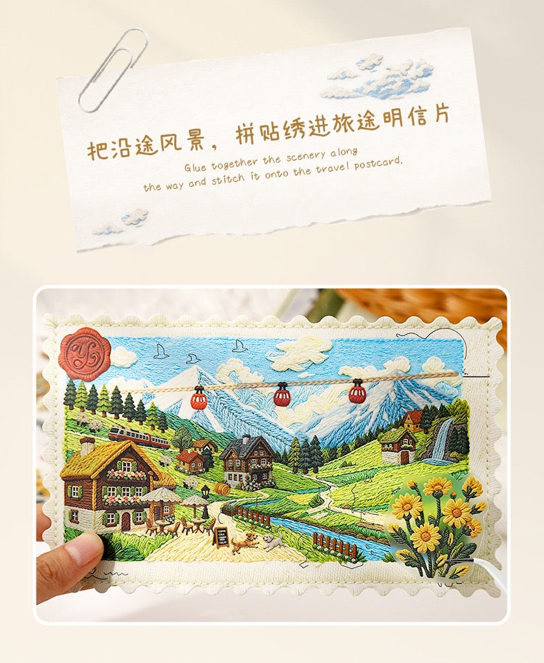 DIY miniature Scene Sticker Ketchup Girl Ketchup Girl Journey Amidst Embroidery 2.0 Alpine Town / Marrakech-Akagi - M 6