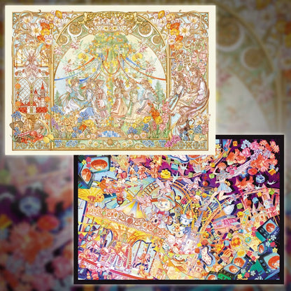 DIY miniature Scene Sticker MU YAO MU YAO Vol. 23 Banquet of the Gods / Colorful Ruins - L 6