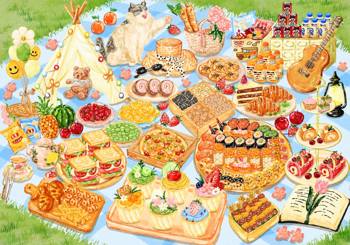 DIY miniature Scene Sticker LinWu LinWu Vol. 3 Springtime Delights in Nature / Chongqing Hot Pot / Plant shop / Seaside Café - L 3