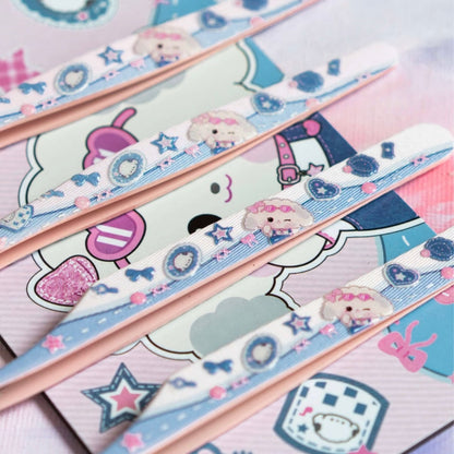 DIY miniature Scene Sticker You MU You MU 6.0 Pink Heart Puppy Tweezers Angled Tip Tweezers / Curved Tip Tweezers 1