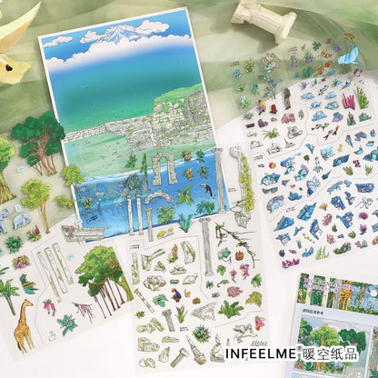 DIY miniature Scene Sticker Infeel.me Infeel.me Open Today 63.0 Yunque Sushou / Legacy of Mountains and Seas - L 1