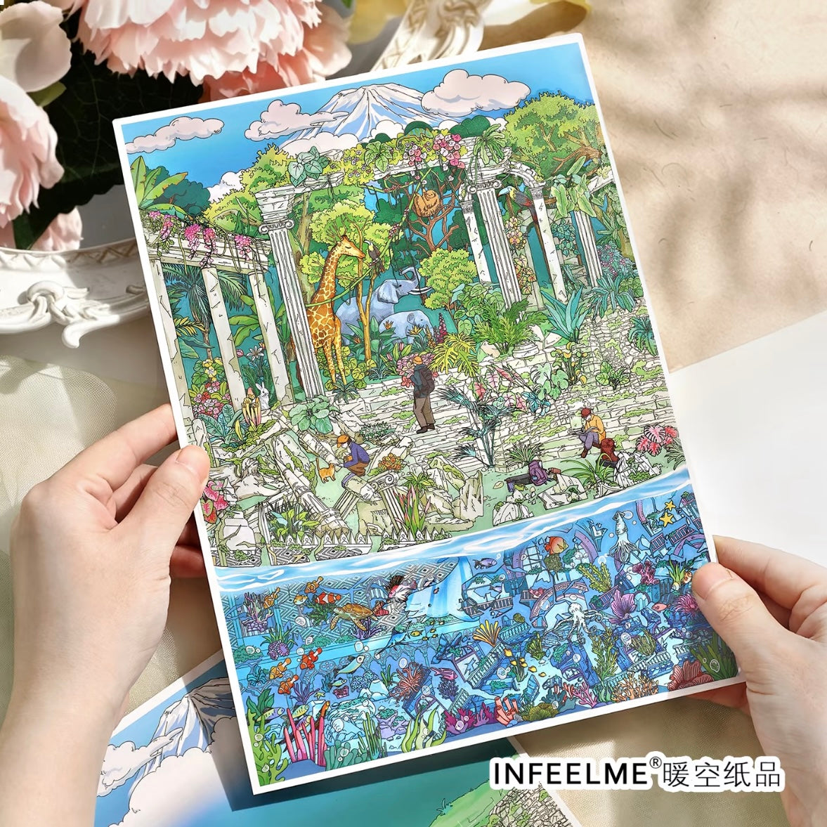 DIY miniature Scene Sticker Infeel.me Infeel.me Open Today 63.0 Yunque Sushou / Legacy of Mountains and Seas - L 3
