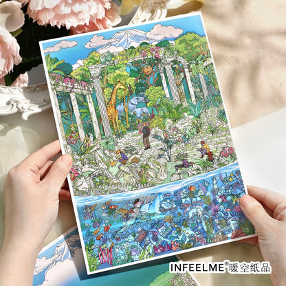 DIY miniature Scene Sticker Infeel.me Infeel.me Open Today 63.0 Yunque Sushou / Legacy of Mountains and Seas - L 3