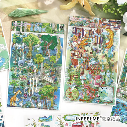 DIY miniature Scene Sticker Infeel.me Infeel.me Open Today 63.0 Yunque Sushou / Legacy of Mountains and Seas - L 4