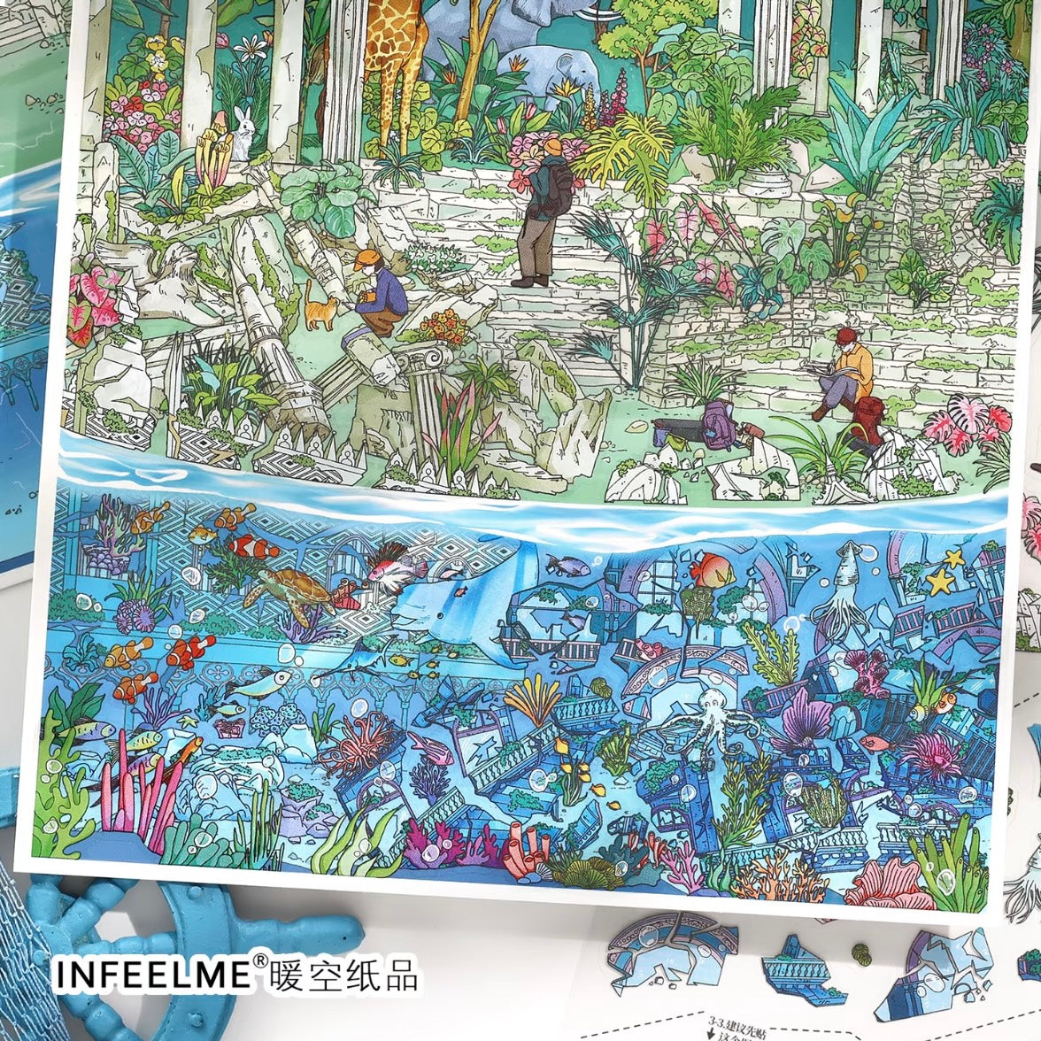 DIY miniature Scene Sticker Infeel.me Infeel.me Open Today 63.0 Yunque Sushou / Legacy of Mountains and Seas - L 5