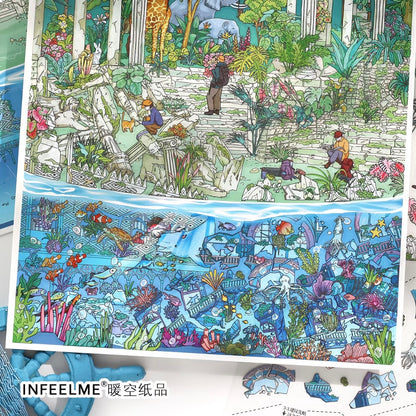 DIY miniature Scene Sticker Infeel.me Infeel.me Open Today 63.0 Yunque Sushou / Legacy of Mountains and Seas - L 5