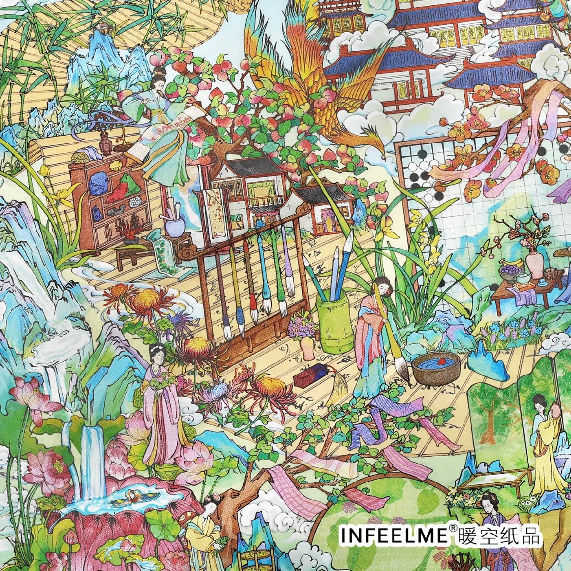 DIY miniature Scene Sticker Infeel.me Infeel.me Open Today 63.0 Yunque Sushou / Legacy of Mountains and Seas - L 7