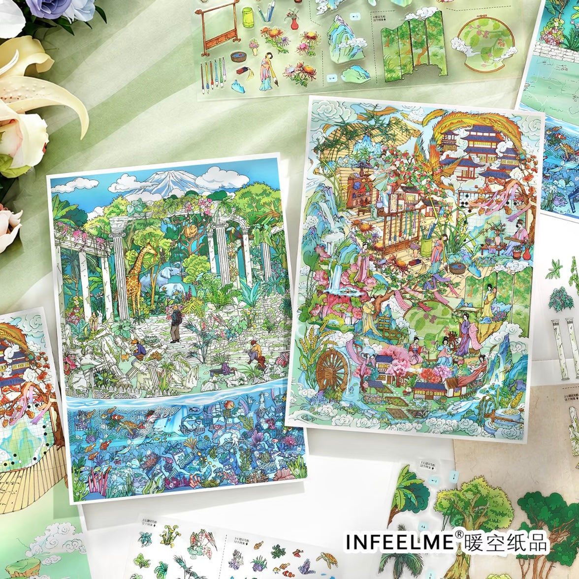 DIY miniature Scene Sticker Infeel.me Infeel.me Open Today 63.0 Yunque Sushou / Legacy of Mountains and Seas - L 9