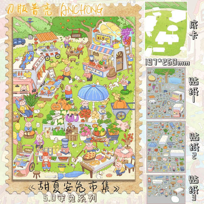 Vol. 5 AnTu Series Spring Creek AnTu Daily Life Sweet Summer AnTu Market Warm Autumn AnTu Manor AnTu Carpenter Workshop - L