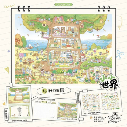 Vol. 3 Little World – Mouse Gate Banquet Little World – Autumn Countryside Little World – Dessert Mini Kingdom - L