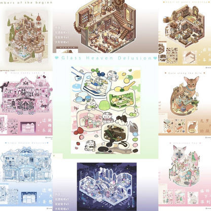 Vol. 10 Cat’s Afternoon Tea Rules Gaze by the Nile Candy-Colored Daydream Transparent Heaven Fantasy Expired Candy Land Dusty Old Dreams Embers of the Title Page Paradox Specimen Workshop Gear Heart Workshop - L