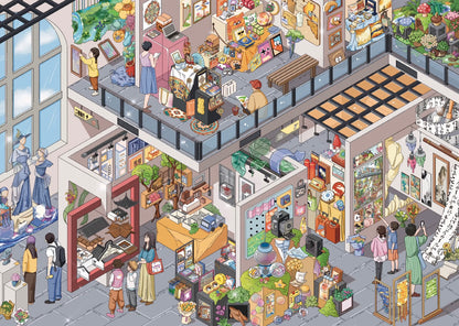 DIY miniature Scene Sticker Chao You Chao You Vol. 27 Bridge Shadow Island Shell Collecting Time Half Day in the Art Gallery Waterfront Home - L 6