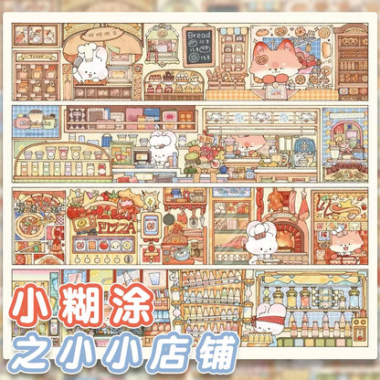 DIY mininature Scene Sticker Kawano Vol. 3 Astronomy Museum Little Confused Shop Art Room - L 4