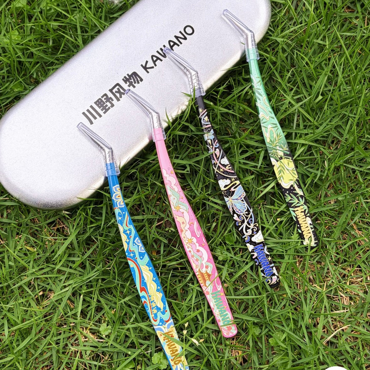 DIY mininature Scene Sticker Kawano Golden Feather Tweezers Cloud Cherry Pavilion Butterfly in the Clouds Treasure Pavilion Bamboo Under the Moon - S 1