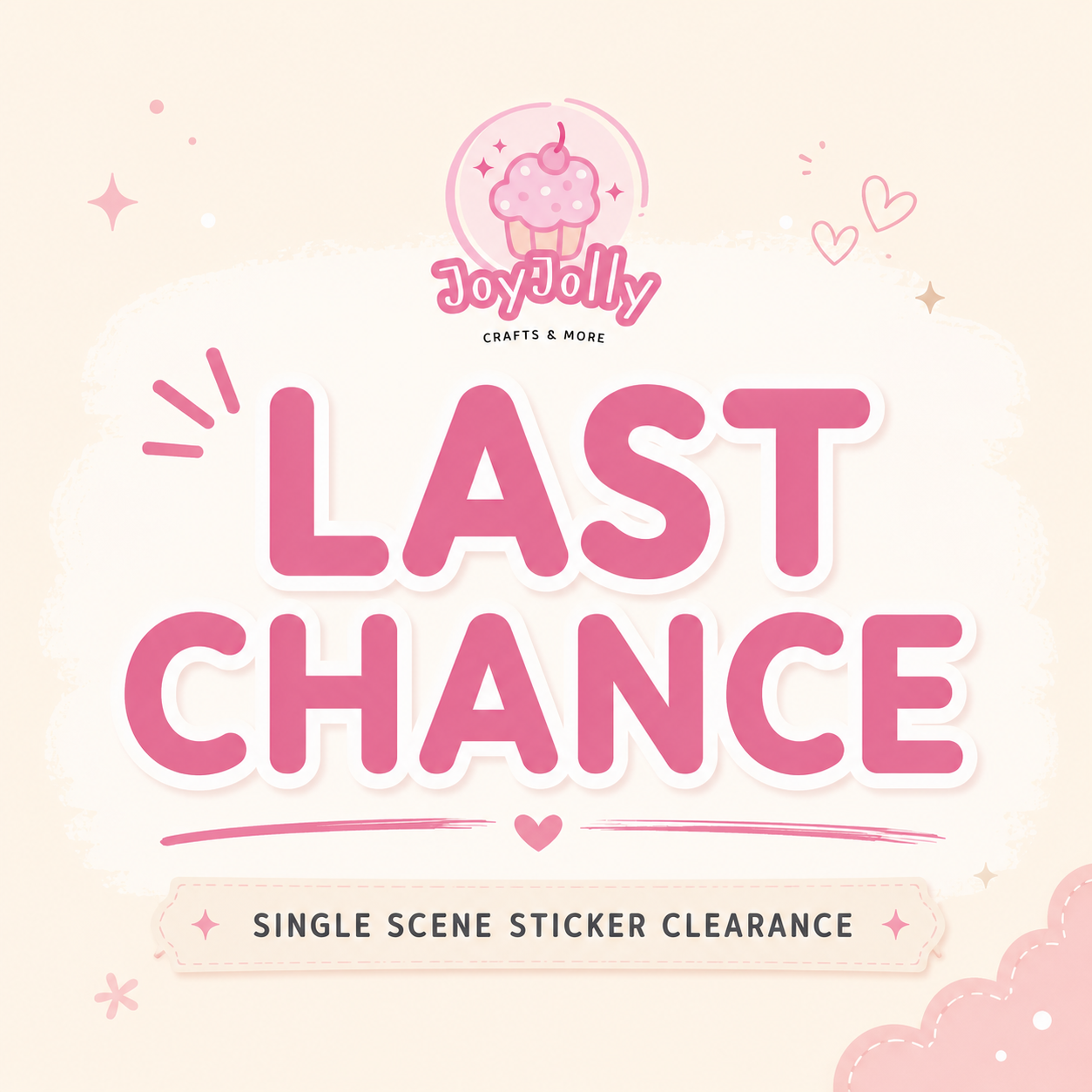 Clearance Last Chance Scene Stickers