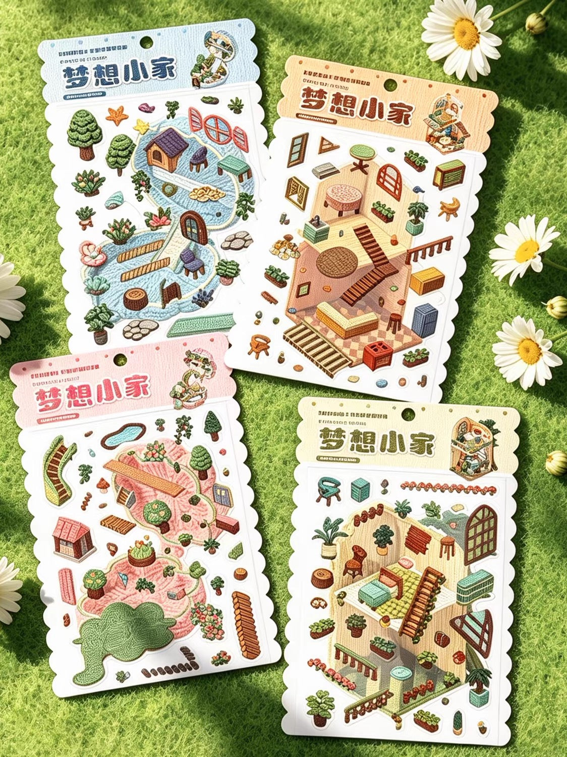 DIY miniature Scene Sticker KETCHUP Girl KETCHUP Girl Dream Home Dream Aquarium Dream Kitchen Dreamy Little Flower Box Dream Treehouse - M 3