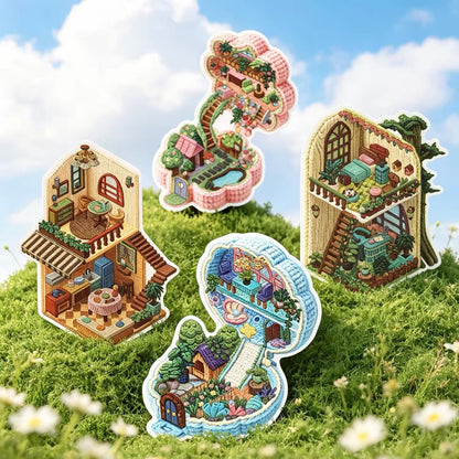 DIY miniature Scene Sticker KETCHUP Girl KETCHUP Girl Dream Home Dream Aquarium Dream Kitchen Dreamy Little Flower Box Dream Treehouse - M 6