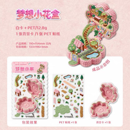 KETCHUP Girl Dream Home Dream Aquarium Dream Kitchen Dreamy Little Flower Box Dream Treehouse - M