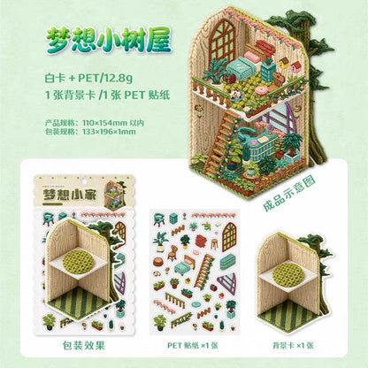 KETCHUP Girl Dream Home Dream Aquarium Dream Kitchen Dreamy Little Flower Box Dream Treehouse - M