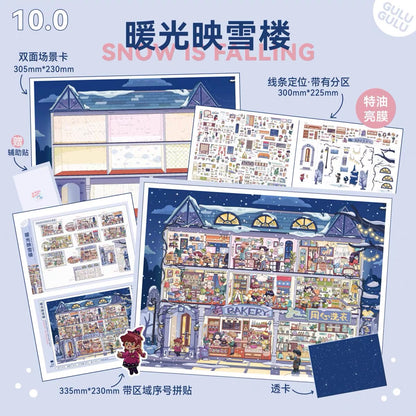 Vol. 10 Time Kaleidoscope Series Tani’s Clock World Manor Banquet Snow is Falling Bustling Street - L