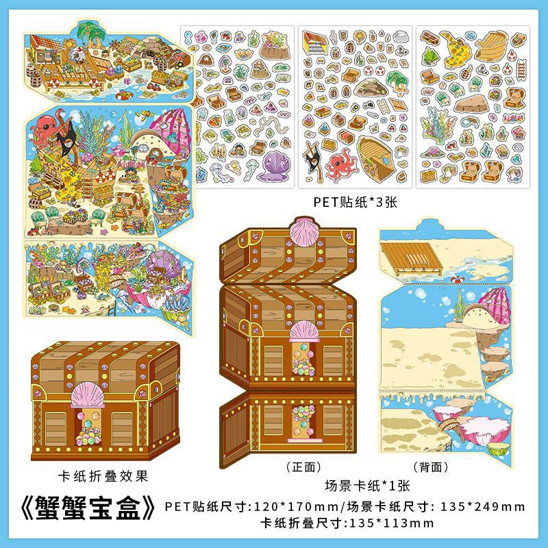 Boutique series Vol. 11 Castle Collection Hidden Valley Crab Treasure Box Underground Treasure - M