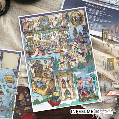 DIY miniature Scene Sticker Infeel.me Infeel.me Vol. 40 Castle Heist Mystery of Another World - L 5
