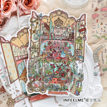 DIY miniature Scene Sticker Infeel.me Infeel.me Vol. 42 Regret Restoration Bureau The Vanished Ballroom - L 3