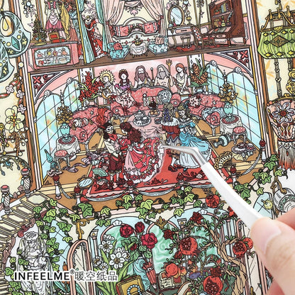 DIY miniature Scene Sticker Infeel.me Infeel.me Vol. 42 Regret Restoration Bureau The Vanished Ballroom - L 5