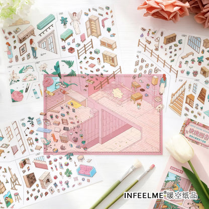 DIY miniature Scene Sticker Infeel.me Infeel.me Open Today 67.0 Rose Art Studio - L 7