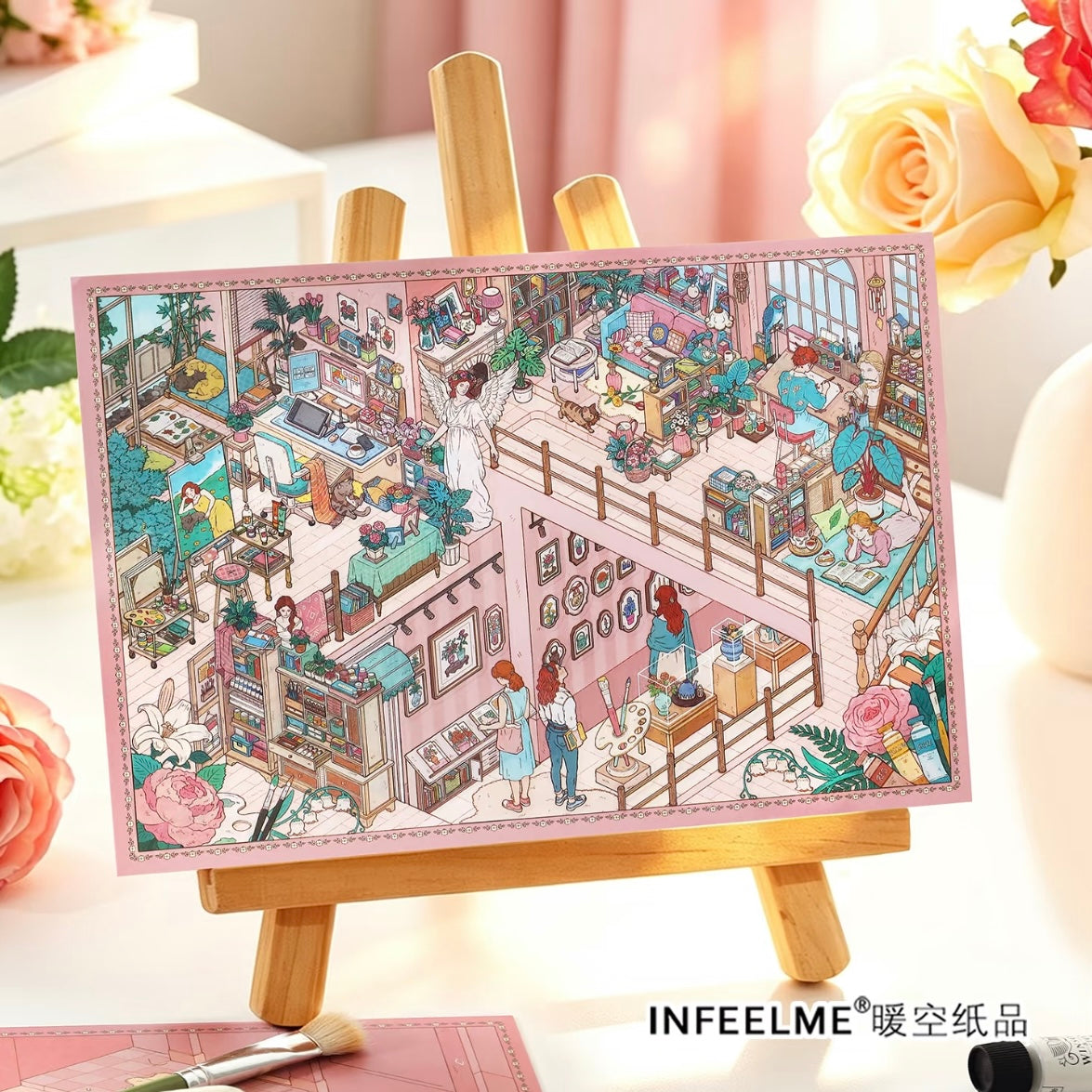 Infeel.me Open Today 67.0 Rose Art Studio - L