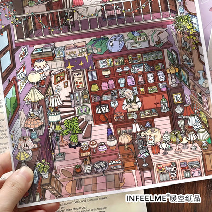 DIY miniature Scene Sticker Infeel.me Infeel.me Open Today 67.0 Ground-floor shops Lighting Store - L 3