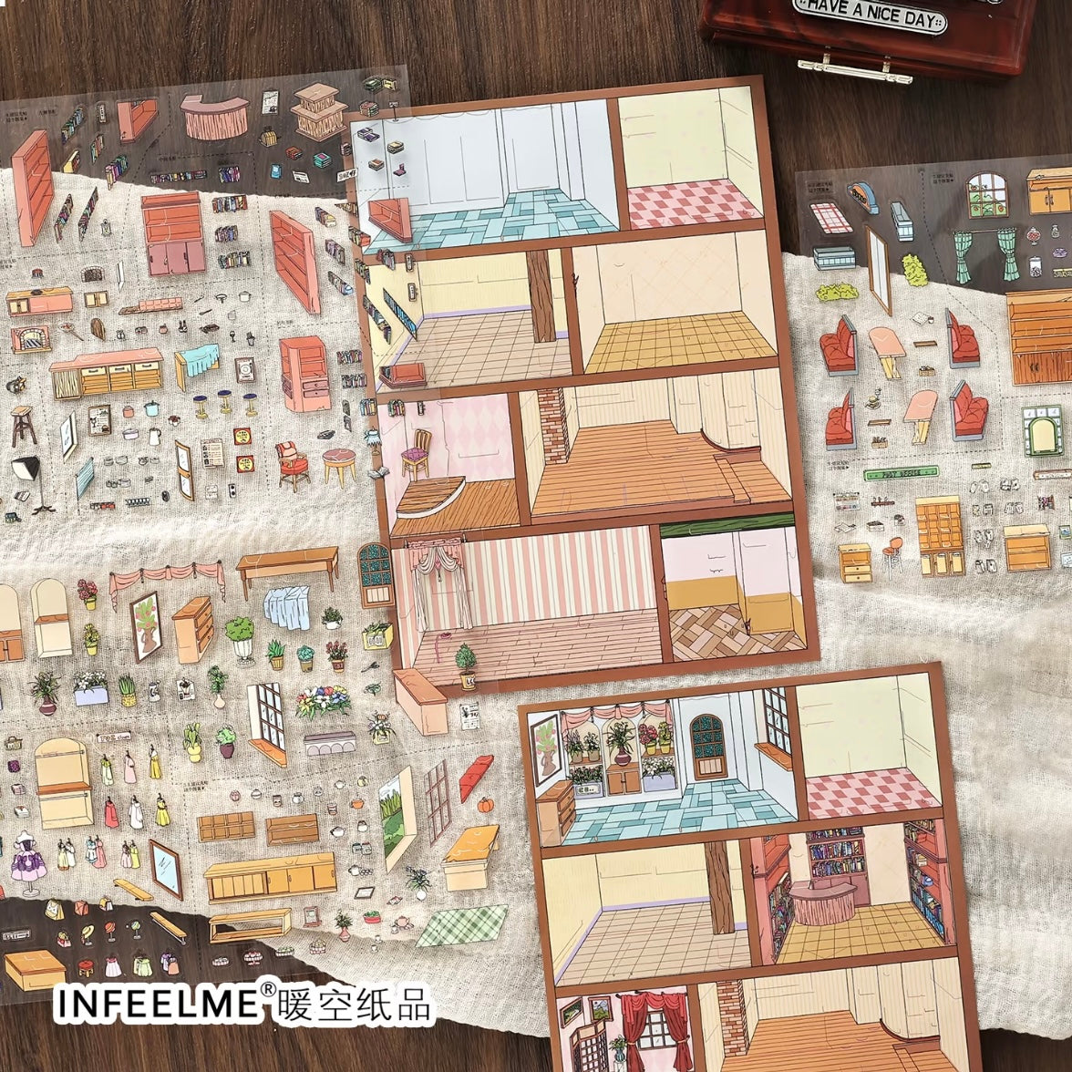 DIY miniature Scene Sticker Infeel.me Infeel.me Open Today 67.0 Ground-floor shops Lighting Store - L 5